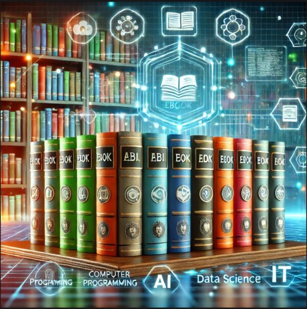 Cover of the e-book 'Statistics for Beginners: Unlocking the Power of Data' with a modern design and data visualizations.