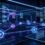 AI agent development workflow for 2025 showing concept design, autonomous agent architecture, machine learning pipelines, and deployment on cloud platforms