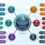 Claude AI coding mastery guide showing AI-assisted software development workflow from fundamentals to enterprise production systems