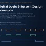 Learn digital logic design from Boolean minimization to VHDL, FPGA synthesis and embedded systems, with 7 hands-on FPGA lab assignments included.